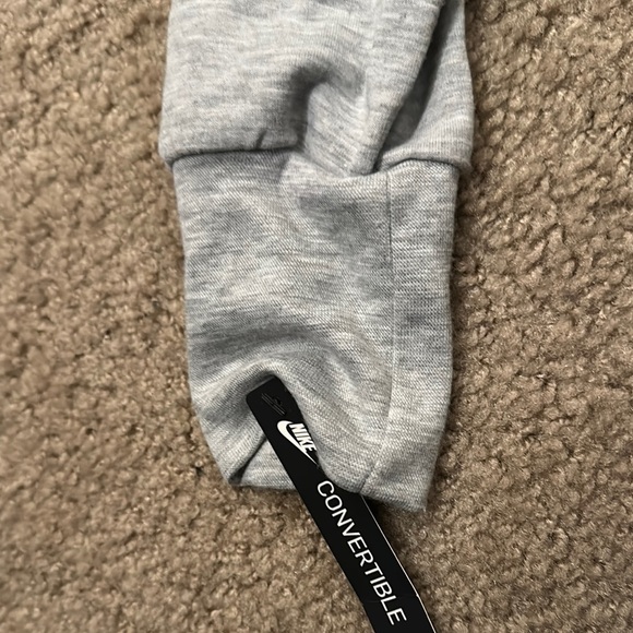 NWT Nike Kids Pullover Long Sleeve Just Do It Hoodie Gray Size 6X (6-7 Years) - Picture 4 of 6